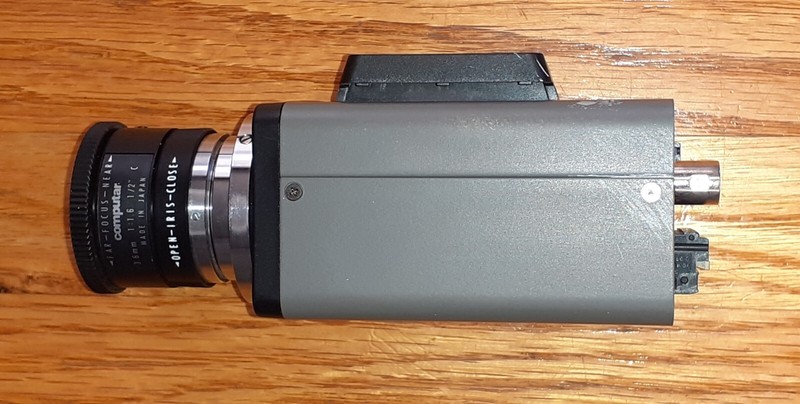 CCTV Security Video Camera with Computar Lens 3.6 mm 1:1.6 1/2 gallery