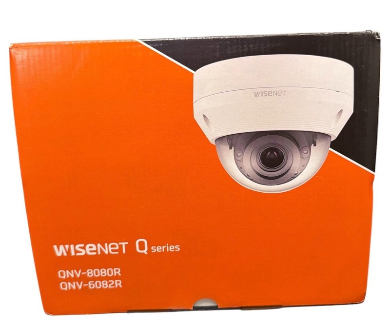 Wisenet QNV-8080R 5MP H.265 IR Dome Camera Varifocal Lens Q-Series 3.2-10mm gallery