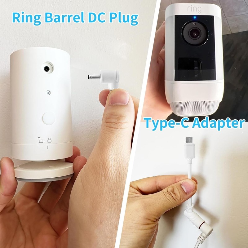 Ring Camera Solar Panel, Compatible with Ri ng Stick Up Cam Battery, Ring Spo... gallery