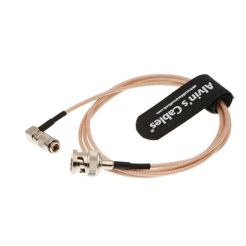 Blackmagic DIN 1.0/2.3 Right Angle To BNC Male 75ohm RG179 HD SDI Cable 1M gallery