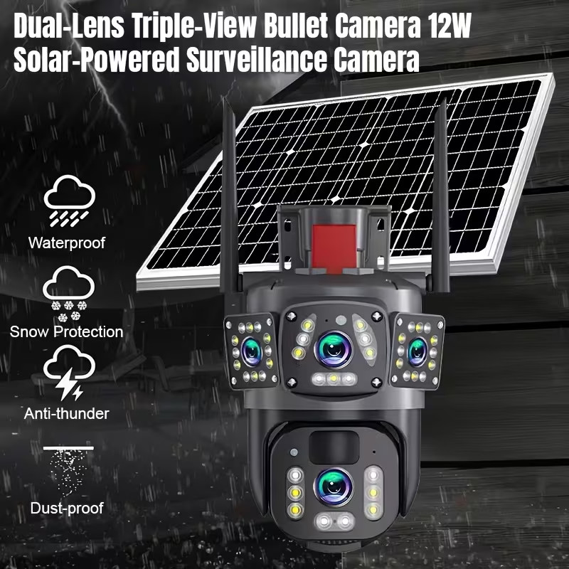 KEPEAK 720/6MP Solar Powered Camera