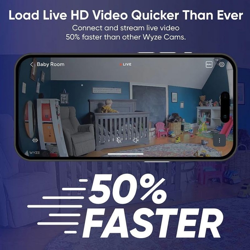 1080P Wi-Fi Smart Security Camera with Color Night Vision & 2-Way Audio gallery