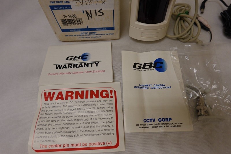 GBC Sentrol - Indoor CCTV Analog Surveillance Camera PI-150B gallery
