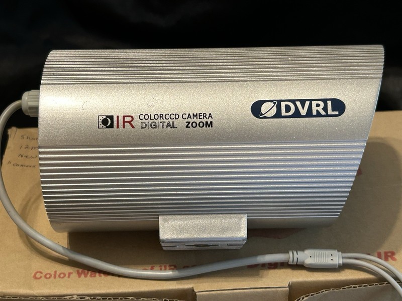 DVRL CCD & IR LENS SURVEILLANCE VIDEO CAMERA 12mm SHARP ILR Model DV-LH3142 NOS gallery