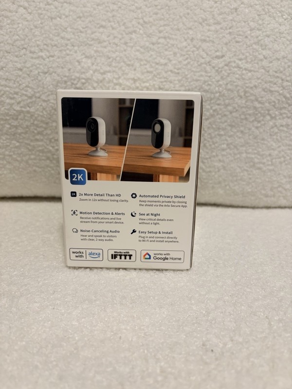 Arlo Essential Indoor Camera 2nd Gen 2K Wired Wi-Fi Night Vision 2-Way Audio gallery