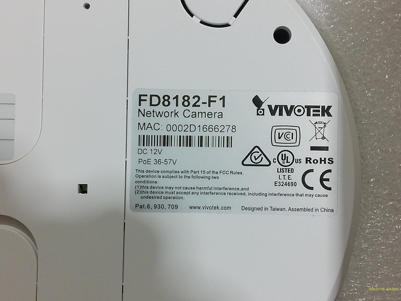Vivotek, FD8182-F1, 5MP Ultra Wide Angle Indoor Dome IP Security Camera gallery