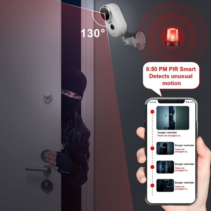 Wireless Security Camera Outdoor Indoor Rechargeable Battery gallery