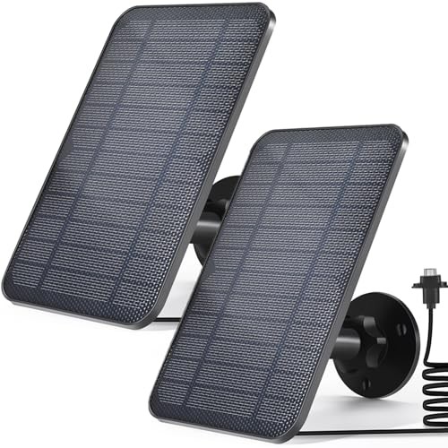 Solar Panel for Blink Outdoor Camera 4, 4W Solar For Blink Outdoor 4 (2 pack) gallery