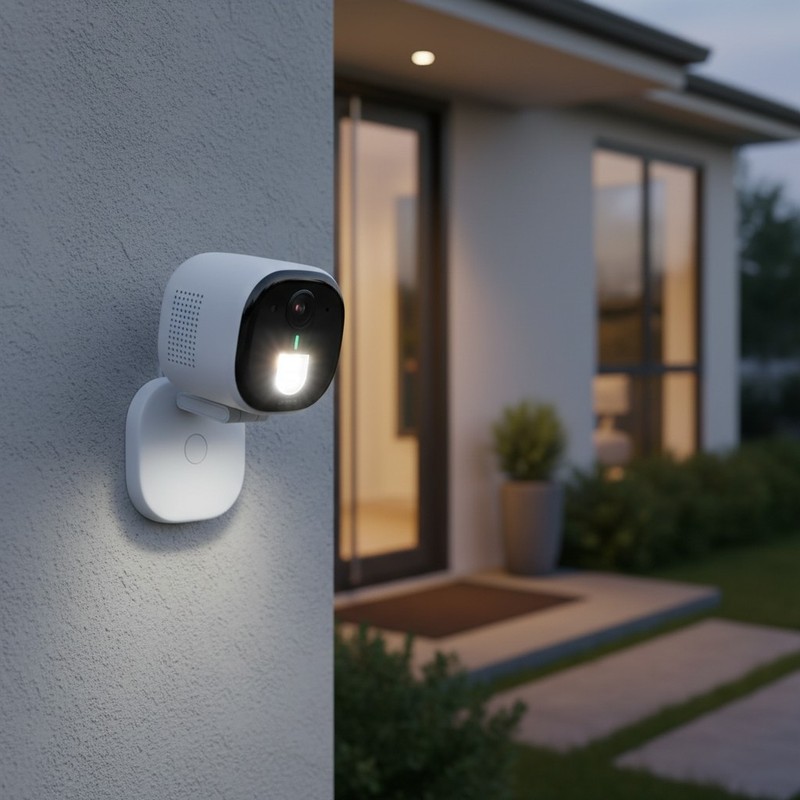 AI Smart Security Camera for Home – 2K Wired, 128GB Storage, Color Night Vision