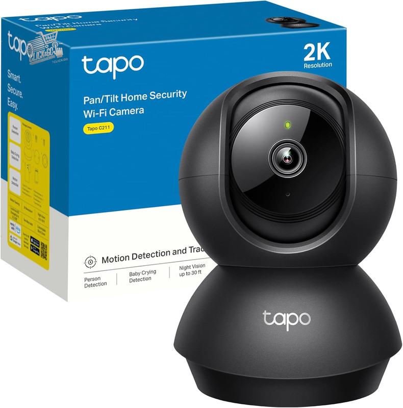 C211 2K (3MP) Indoor Wi-Fi Camera, Surveillance Camera, Night Vision