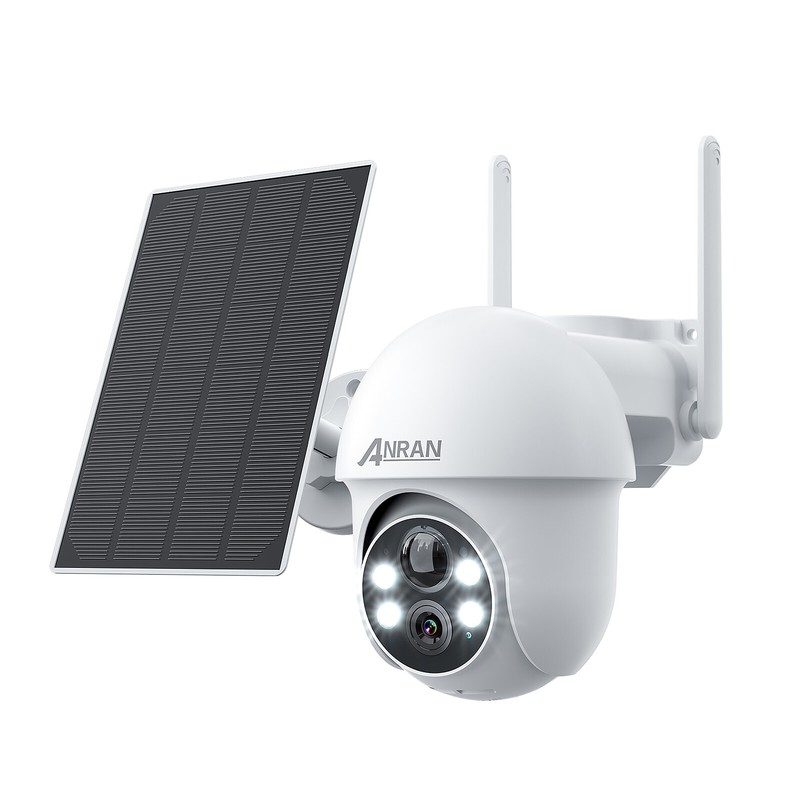 Wireless Solar Security Camera Outdoor Pan/Tilt WiFi Battery Cameras 2 Way Audio