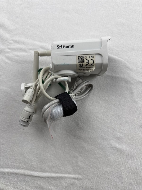 SriHome Outdoor IP Security Camera WiFi Bullet Camera 12V w/ Antenna