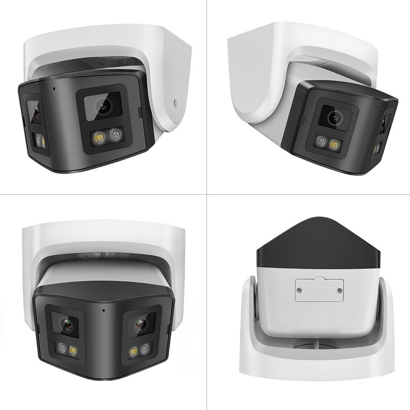 Vikylin 4MP Dual Lens Full Color IR POE Security IP Camera Two Way Audio Outdoor gallery