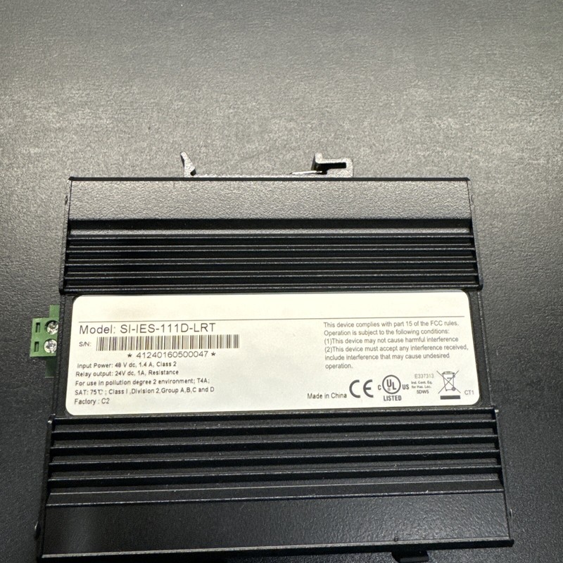 TRANSITION NETWORKS SI-IES-111D-LRT HARDENED ETHERNET POE+ INJECTOR