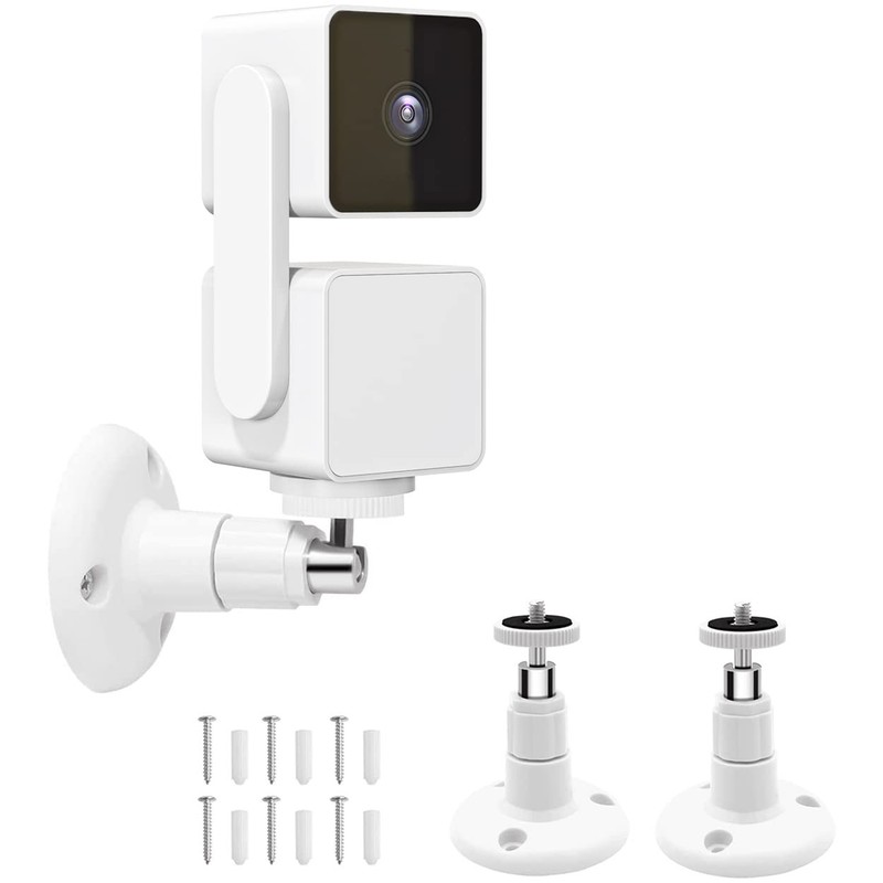 Wall Mount for Wyze Cam Pan V3 and Wyze Cam V4 and V3, 2 Pack 360 Degree Swiv…