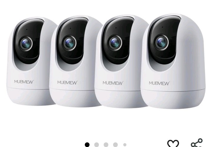 MUBVIEW Pet Camera with Phone App, Indoor Security Camera, 2.4/5GHz WiFi Cameras