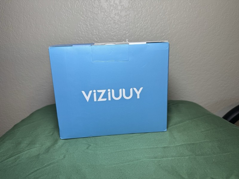 VIZIUUY Solar Security Camera Wireless Outdoor, 3MP Pan Tilt, 360° WiFi