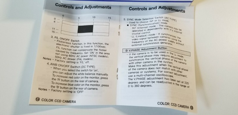 Digital Color CCD Camera Model# C2724 with Instruction Manuel NEW IN BOX gallery