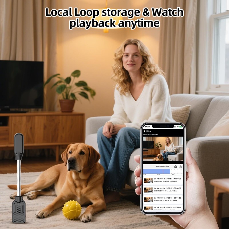W8 Compact Indoor Plug-in Mini smart Home Security Camera, Support 5GHz & 2.4... gallery