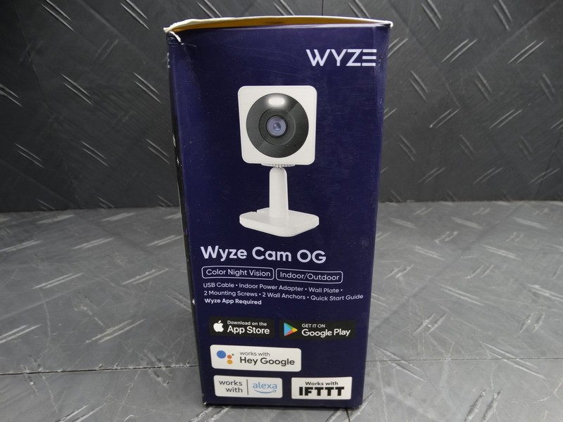 Wyze Cam Wired Indoor/Outdoor 1080p HD Smart Home Security Camera WYZECGS-RB gallery