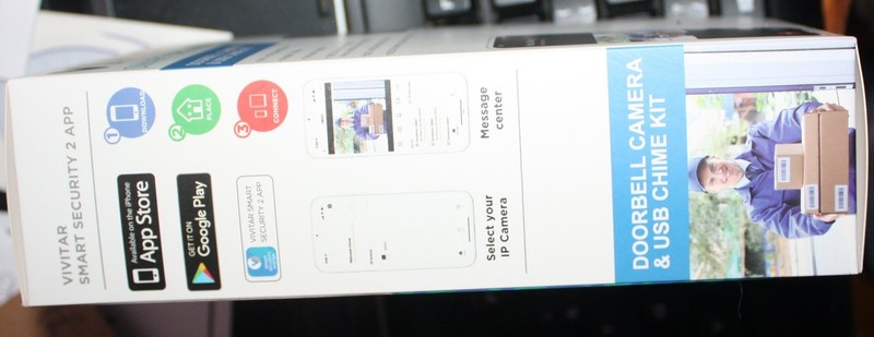 NIB Vivitar Security Video Doorbell & Chime Kit WIFI White DB201 NOC NEW SEALED gallery