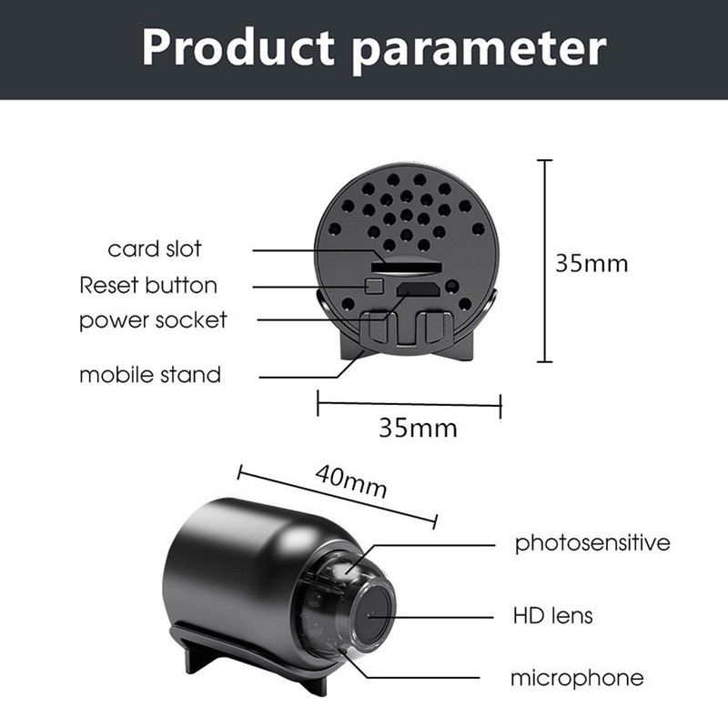 1080P Home Security Camera Mini Wifi Camera Wireless Motion Detection Security gallery