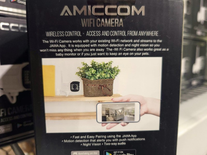 Amiccom Outdoor Security Camera, 1080p IP Cam 2.4G IP66 Waterproof Night Vision gallery