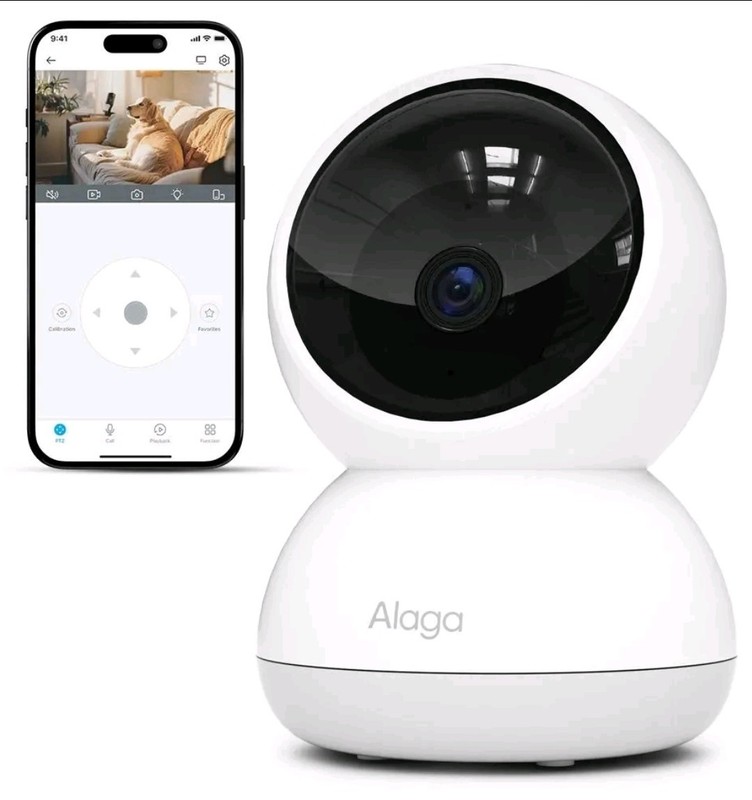 [APP:CareCam Pro) Cloud storage Alaga Wi-Fi 6,Security camera 3MP Al 2K 2.4G/5G