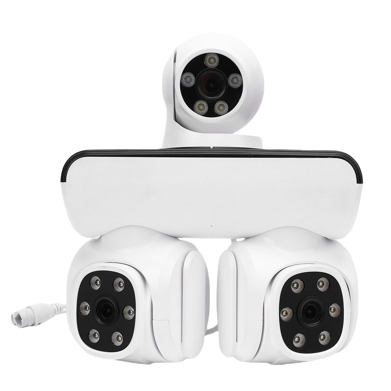 Outdoor Camera Triple Lens Rotating Human Detection Wireless WiFi Water Proof gallery