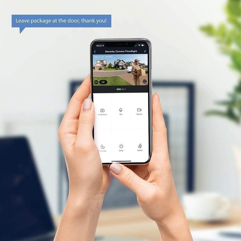 Feit Electric Outdoor Camera, 2.4GHz WiFi Security Camera Works with Alexa... gallery
