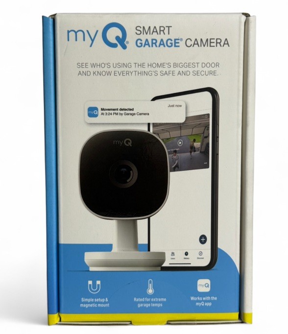 New myQ Smart Garage / Indoor HD 1080p Wi-Fi Security Camera sealed gallery