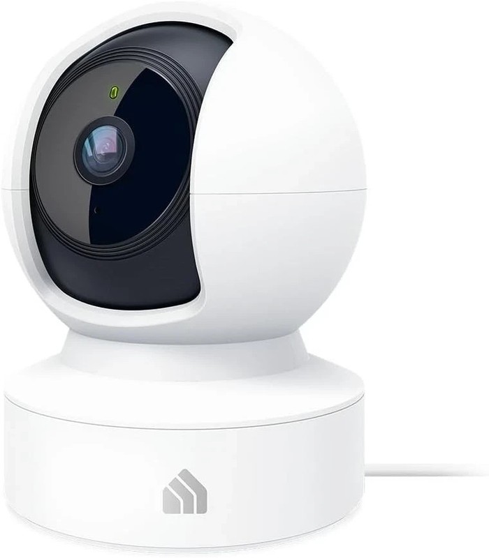 Kasa KC410S 2K+ Indoor Security Camera Pan & Tilt Wired Night Vision 2-Way Audio