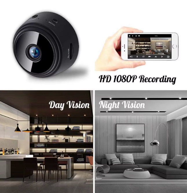 Mini Wireless Record Camera WiFi IP Home Security DVR Night Vision HD USB 1080P gallery