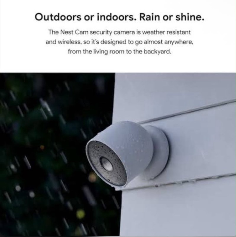 Google Nest Cam Outdoor (Wired 2nd Gen) 2K HDR Wi‑Fi White Weatherproof gallery