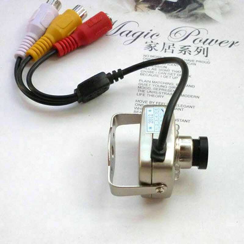 Mini CCTV IR night vision 600TVL audio color Security home HD Video micro camera gallery