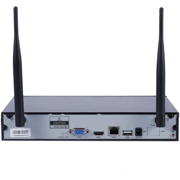 Wireless IP System 3MPX NVR 4Channel 4 Cameras Pro gallery