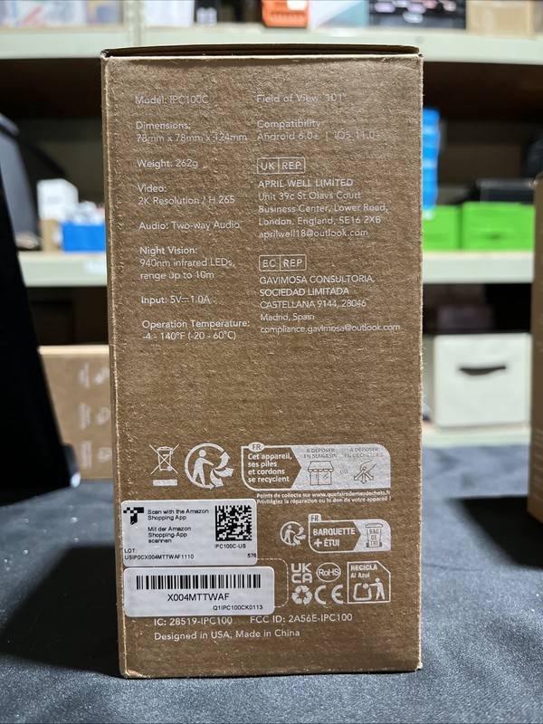 Nooie 360 Cam 2 (IPC100C) 2K HD Full-Range Motion Tracking Camera 2-way Audio gallery