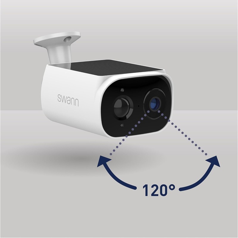 Swann Evo Wireless Outdoor 2K Cameras with Integrated Solar Panel & 2 x 16GB Mic gallery