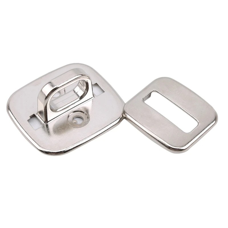 Electroplated Bright Computer Lock Fixed Base Plate Desk Mount Anchor Accessory gallery