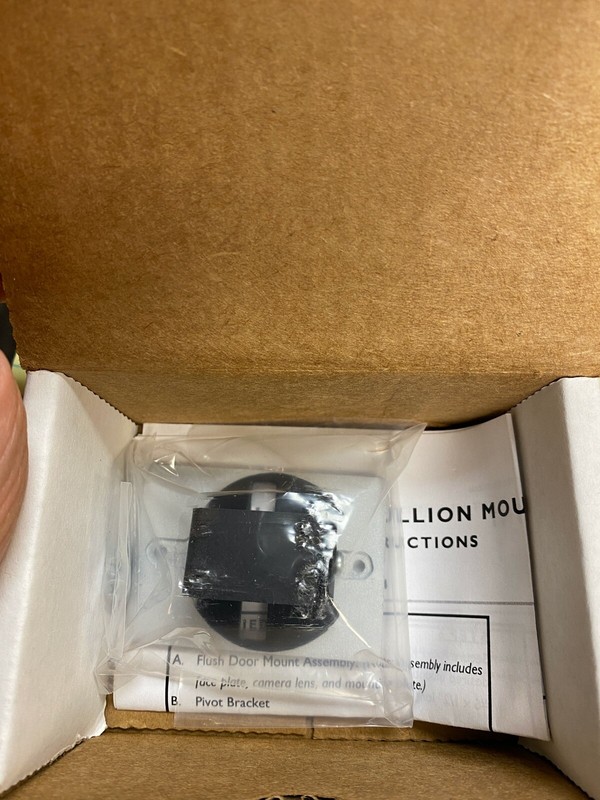 Camera Mount – Mullion Reader Flush Silver (#030)