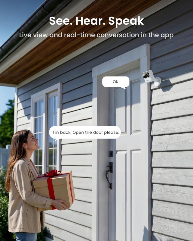 REOLINK Security Cameras Wireless Outdoor, 1080P Night Vision, AI Person Detecti gallery