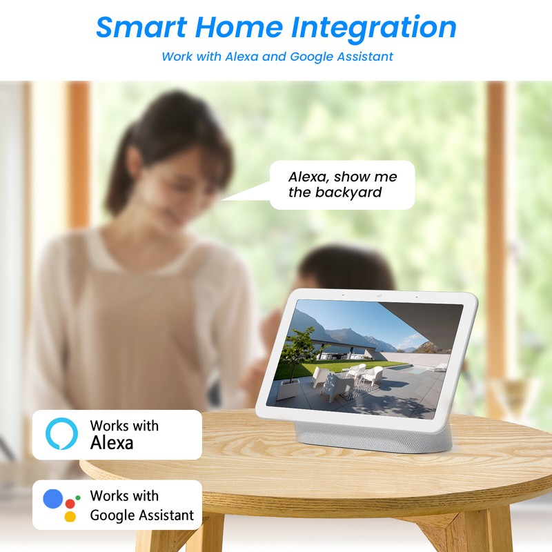 ANRAN 5MP Solar Battery Wireless Security Camera System Outdoor WiFi Home Camera gallery