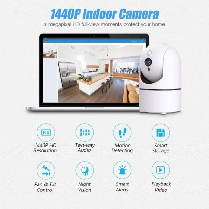 ieGeek 2.5K Pet Camera with 360° PTZ & 5G/2.4GHz WiFi Indoor Security Cam Alexa gallery