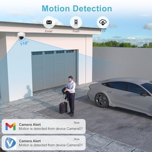 Anpviz 2PCS 4MP PoE Security Camera Dome Outdoor Metal IP66 ONVIF Wide Angle gallery