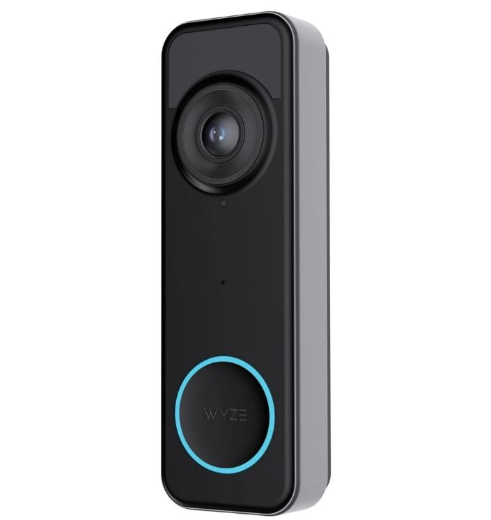 Wyze Battery Video Doorbell with 1536×1536 HD, Wireless/Wired Security Camera, C