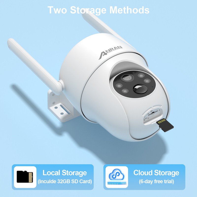 ANRAN 4G LTE Cellular Security Camera Outdoor Wireless Solar Powered Home Home gallery