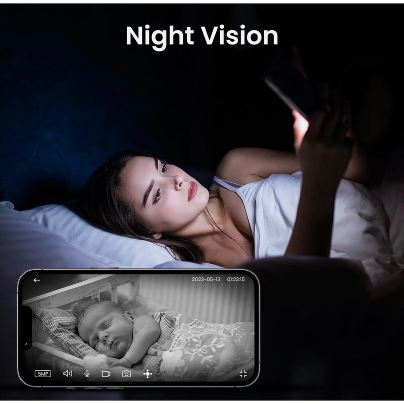 Cinnado D1 2K Security Camera 4 Pack 360° WiFi Indoor Pan Tilt Night Vision New gallery