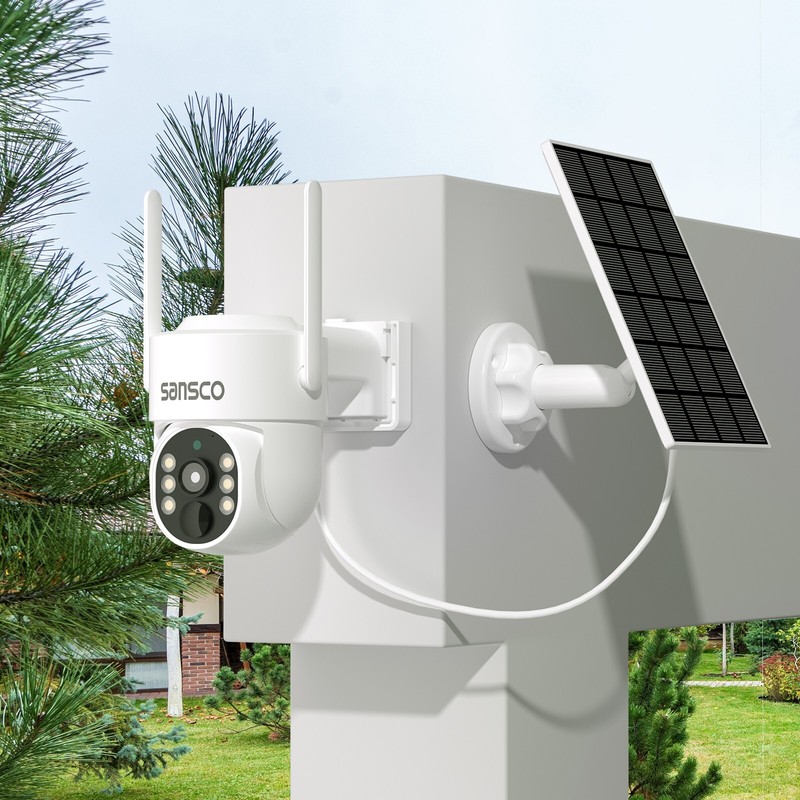2pcs 4MP Wireless Solar Camera IP PTZ WiFi Audio for CCTV Security System gallery
