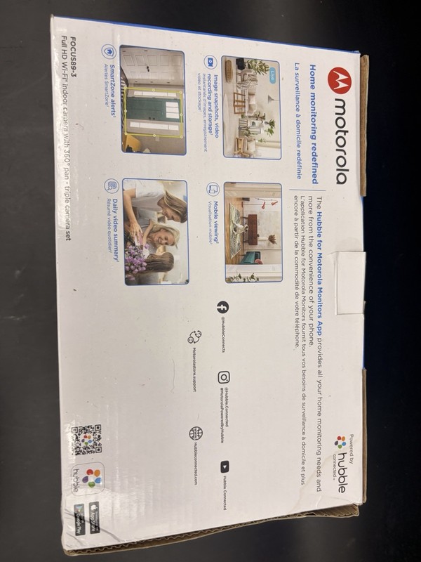 Motorola FOCUS89-3 Full HD 1080p Wi-Fi Indoor Security Camera Set (3-Pack) gallery