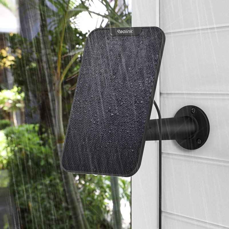 3W Weather-Resistant Solar Panel for Continuous Charging Security Cameras gallery